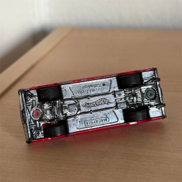 Hot Wheels Y2K 2008 '69 Ford Torino Talladega Red Diecast Model Car 1:64 - Picture 7 of 7